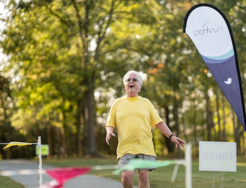 parkrun flag man