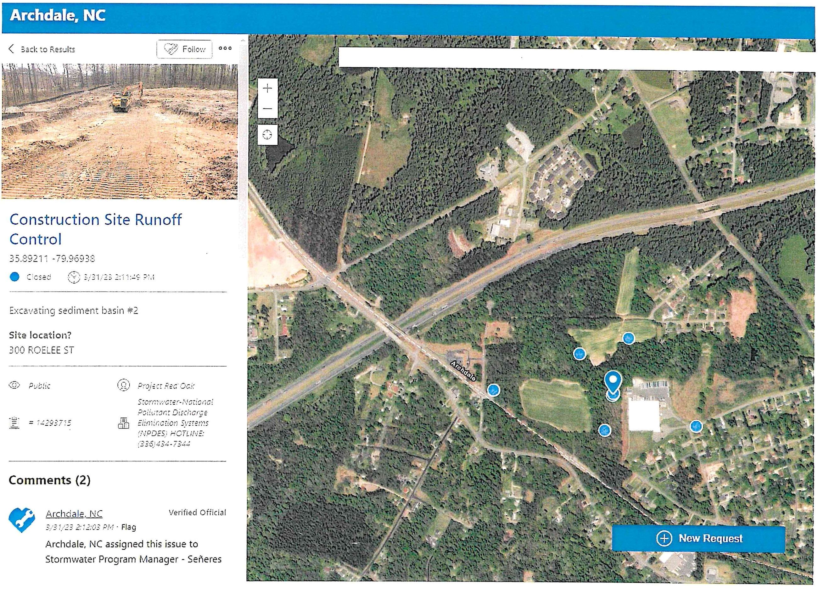 City generated form with information in excess of current state form