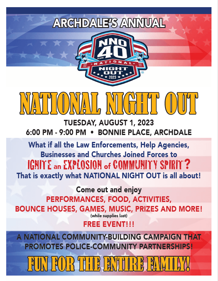 Archdale National Night Out Community Event