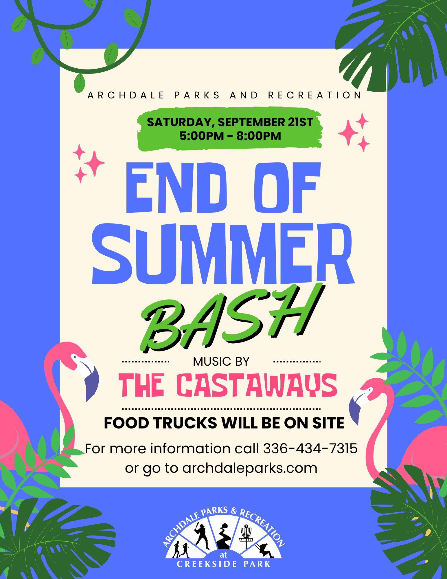 End of Summer Bash Concert for 2024