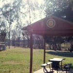 Small picnic shelters
