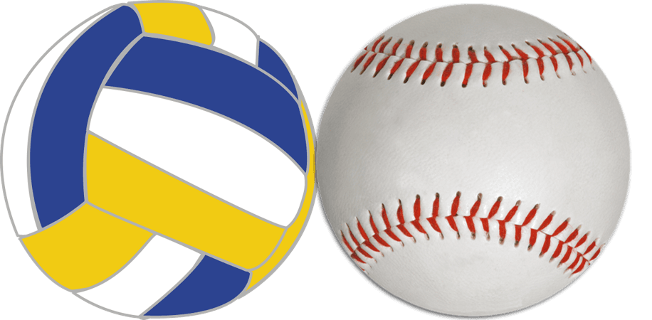 baseball volleyball